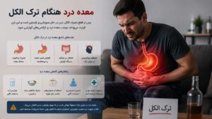 مشکل معده درد هنگام ترک الکل 1 اینفوگرافی درمان مشکل معده درد هنگام ترک الکل