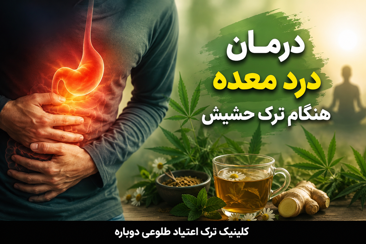 مشکل درد معده هنگام ترک حشیش