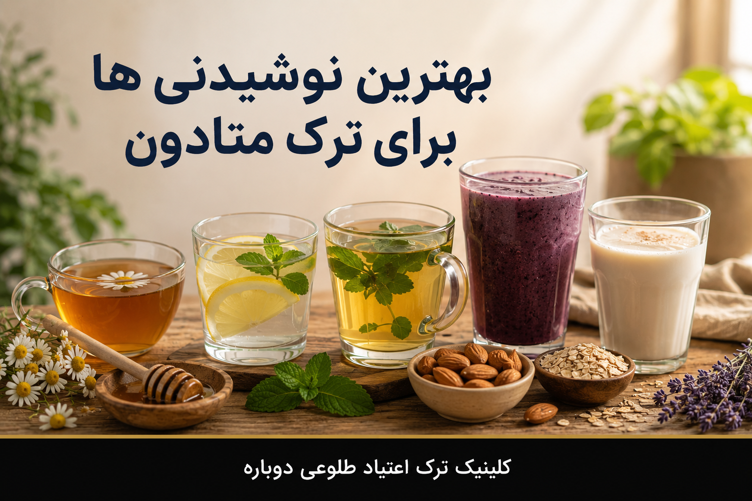 بهترین نوشیدنی ها برای ترک متادون
